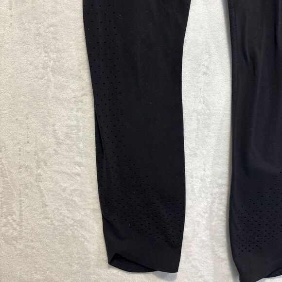 Athleta Women's Chakra 7/8 Tight Powervita Leggings Black Size Small Laser Cut - Picture 6 of 16